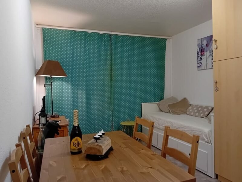 studio dernier étage balcon sud avec vue - Le Corbier Les Sybelles 1560m
