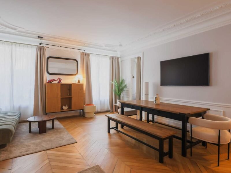 5 pièces meublé Paris 8e